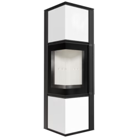 Tora 8 kW/ M  WHITE Glass panel/ PRO-line