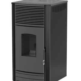 ONYX air 8,0 - 14,0 kW (12 kW) pelleti õhkkamin must
