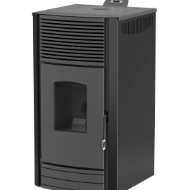 ONYX air 4,0 - 10,0 kW (8 kW) pelleti õhkkamin must