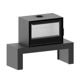 CUBO CF 700 valmis kamin 8.5 kW - 4mm teras