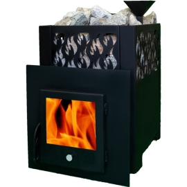 SAUNA STOVE FIRE 12 WITH GLASS DOOR